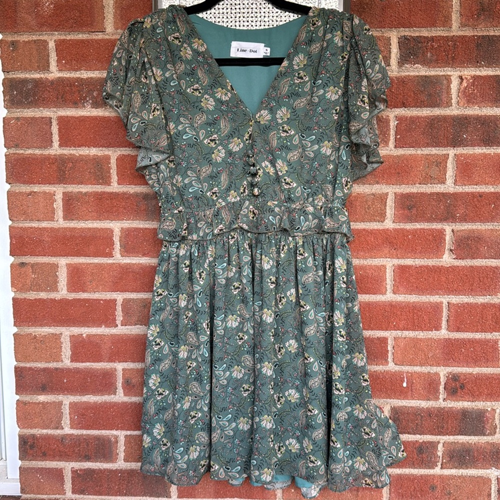 Paisley Print Mini Sundress